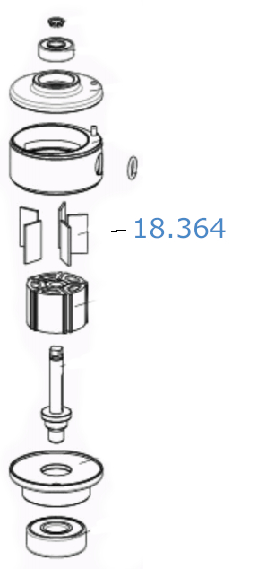 Set 10 Lamel Skorpio Iii 1,45 X 11 X 19,92Mm
