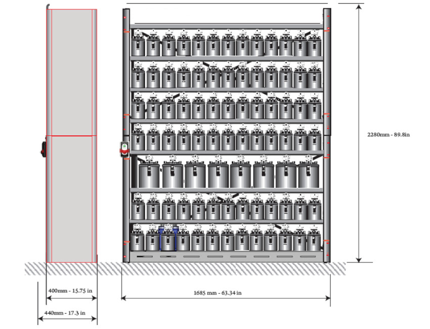 Alphamix 160 Sistem Zgornji Del 4 X 1 Liter