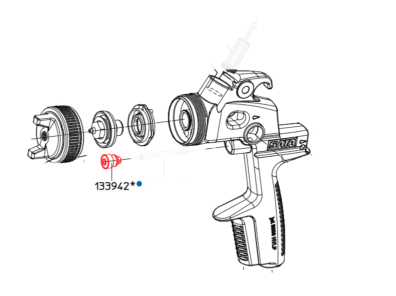 Bushing, Air Piston To  3000