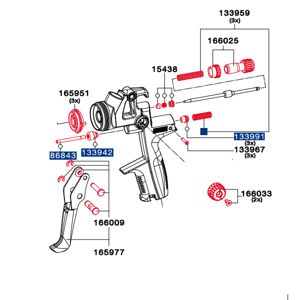 Repair Kit 166058 For Jet 4000 B