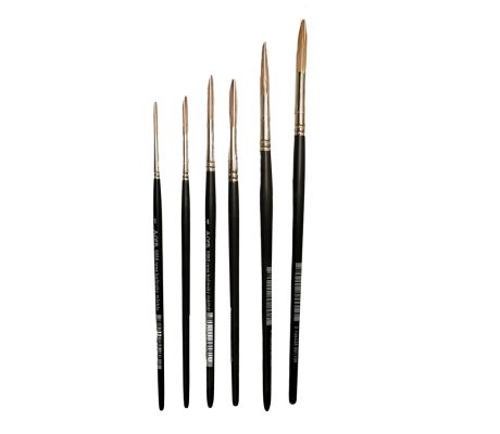 6060 Pisalni Čopič – Okrogla "Kolinsky" Rigger Čopič