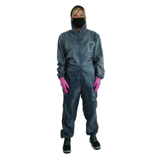 60-810 Nylon Zaščitni Kombinezon Siv