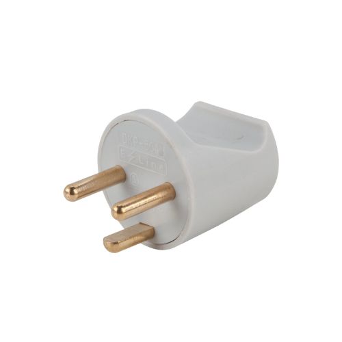 Krožna vtičnica z ozemljitvijo - Siva