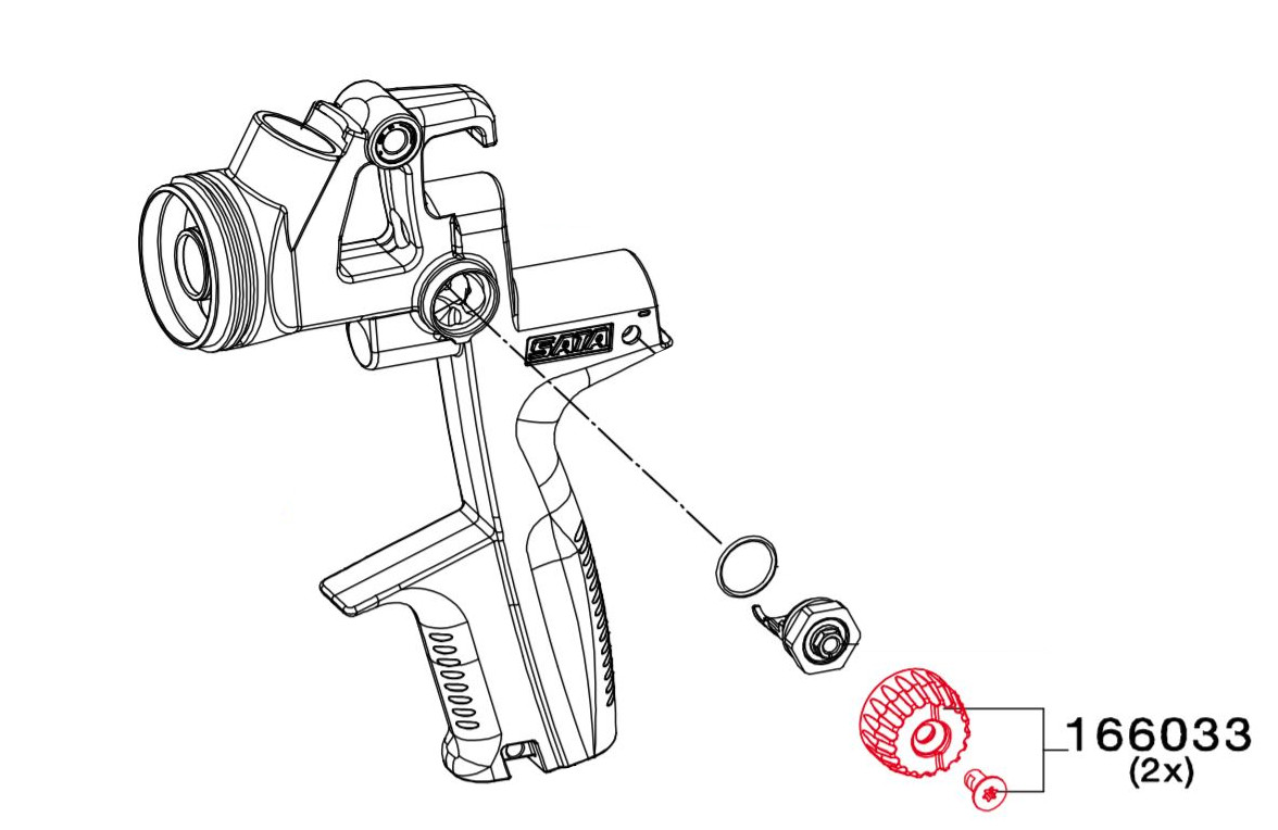 Nadzorna Gumb S Priključkom 166033